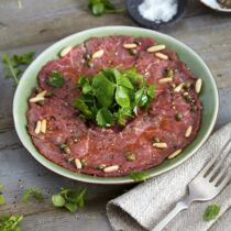 Klassisches Carpaccio mit Rinderfilet Klassisches Carpaccio mit Rinderfilet