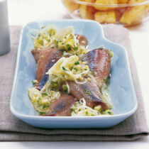 Matjes mit Rettich-Vinaigrette