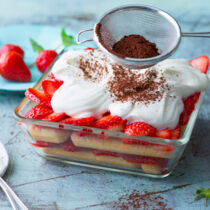 Erdbeer-Tiramisu mit Quark