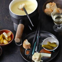 Klassisches Käsefondue