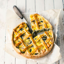 Quiche de blettes au saumon - Mangold-Lachs-Quiche