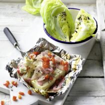 Schafskäse im Aromapäckchen Schafskäse im Aromapäckchen