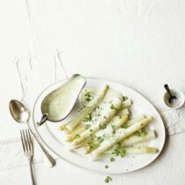 Spargel mit Zabaione Spargel mit Zabaione