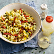 Sommerleichter Nudelsalat