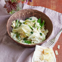 Risotto mit grünem Frühlingsgemüse