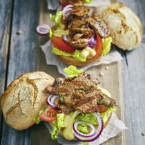 Ochsenfetzen in der Semmel