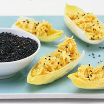 Chicorée mit Curryrettich Chicorée mit Curryrettich