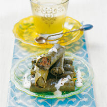 Mit Hackfleisch gefüllte Weinblätter Mit Hackfleisch gefüllte Weinblätter