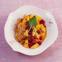 Fruchtsalat mit Bulgur Fruchtsalat mit Bulgur