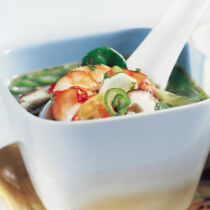 Sauerscharfe Garnelensuppe Sauerscharfe Garnelensuppe