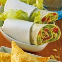 Wraps mit Avocadocreme