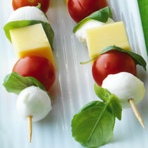 Käse-Tomaten-Spießchen