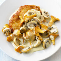 Jägerschnitzel mit Pilzen Jägerschnitzel mit Pilzen