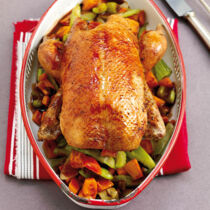 Ente mit Süsskartoffelfüllung