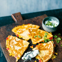 Curry-Mais-Quesadillas Curry-Mais-Quesadillas