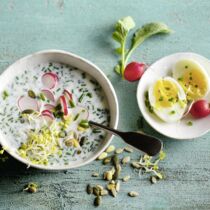 Buttermilch-Radieschen-Kaltschale Buttermilch-Radieschen-Kaltschale