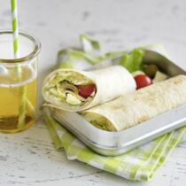 Mediterraner Wrap mit Feta