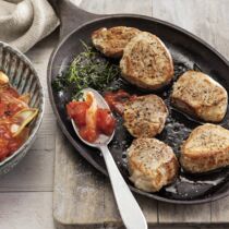 Schweinefilet auf Chicorée Schweinefilet auf Chicorée