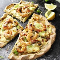 Fenchel-Garnelen-Tarte