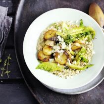 Buchweizen-Risotto mit Pilzen Buchweizen-Risotto mit Pilzen