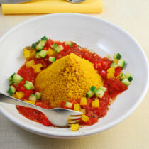Couscous mit Konfetti-Sauce