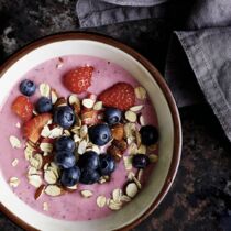 Erdbeer-Smoothie-Bowl