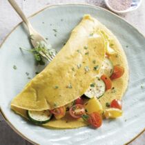 Kichererbsen-Omelett