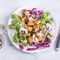 Radicchiosalat mit Süßkartoffeln