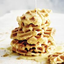 Churro-Waffeln mit Schokosauce