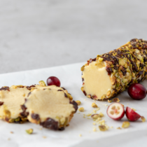 Cranberry-Pistazien Rollenkekse