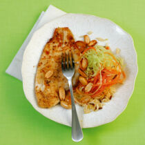 Schollenfilets mit Spitzkohl-Reis Schollenfilets mit Spitzkohl-Reis