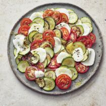 Zucchini-Tomaten-Salat
