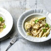 Maltagliati mit Walnuss-Sauce Maltagliati mit Walnuss-Sauce