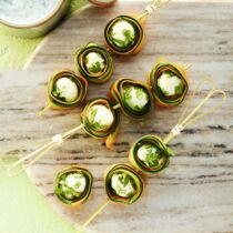 Gemüse-Mozzarella-Sticks mit Joghurt-Dip Gemüse-Mozzarella-Sticks mit Joghurt-Dip