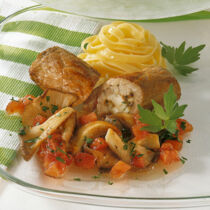 Fleischröllchen mit Balsamico Fleischröllchen mit Balsamico