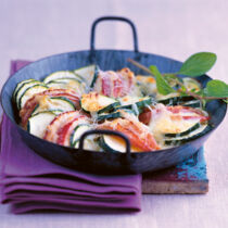 Zucchini-Apfel-Gratin Zucchini-Apfel-Gratin