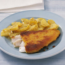 Panierte Rotbarschfilets Panierte Rotbarschfilets