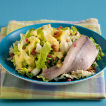 Chinakohlsalat mit Matjes Chinakohlsalat mit Matjes