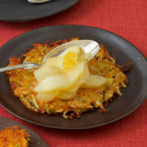 Kartoffelrösti mit Apfelkompott