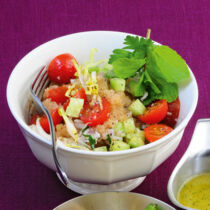 Amaranth-Salat nach Taboulé-Art Amaranth-Salat nach Taboulé-Art