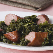 Grünkohl mit Karamellkartoffeln Grünkohl mit Karamellkartoffeln