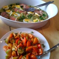 Schweinefilet grün Schweinefilet grün