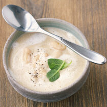 Bohnencremesuppe