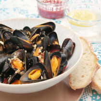 Muscheln in Tomatensauce