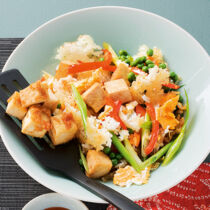 Gebratener Reis mit Tofu