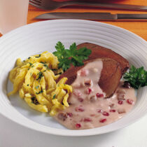 Rehschulter in Cognacsahne