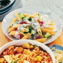 Warmer Nudelsalat Warmer Nudelsalat