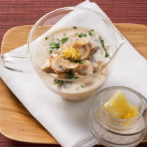 Pilzsauce mit Zitrone und Knoblauch