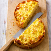 Krautquiche mit Apfel und Munsterkäse Krautquiche mit Apfel und Munsterkäse