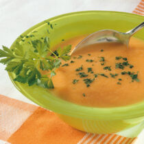 Möhrencremesuppe mit Orange